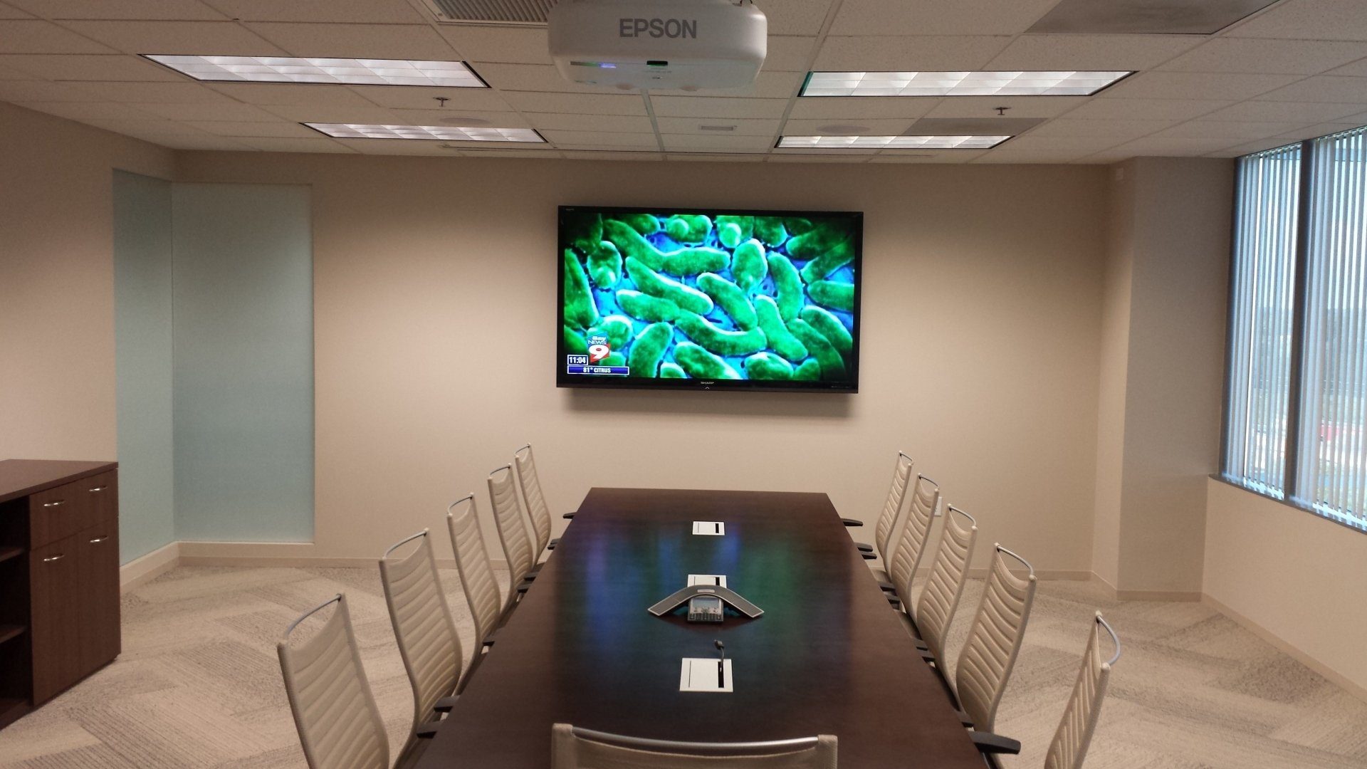 Conference room video calling and AV system installation